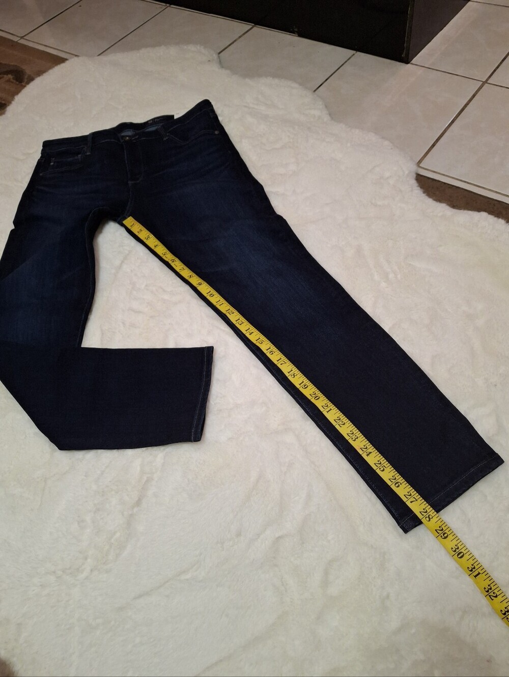 AG Adriano Goldschmied Prima Ankle Cigarette Leg Jeans Dark Wash Size 31 - Picture 13 of 16